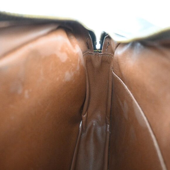 LOUIS VUITTON Compiegne 28 Clutch Hand Bag Monogram Leather Brown - Picture 6 of 16